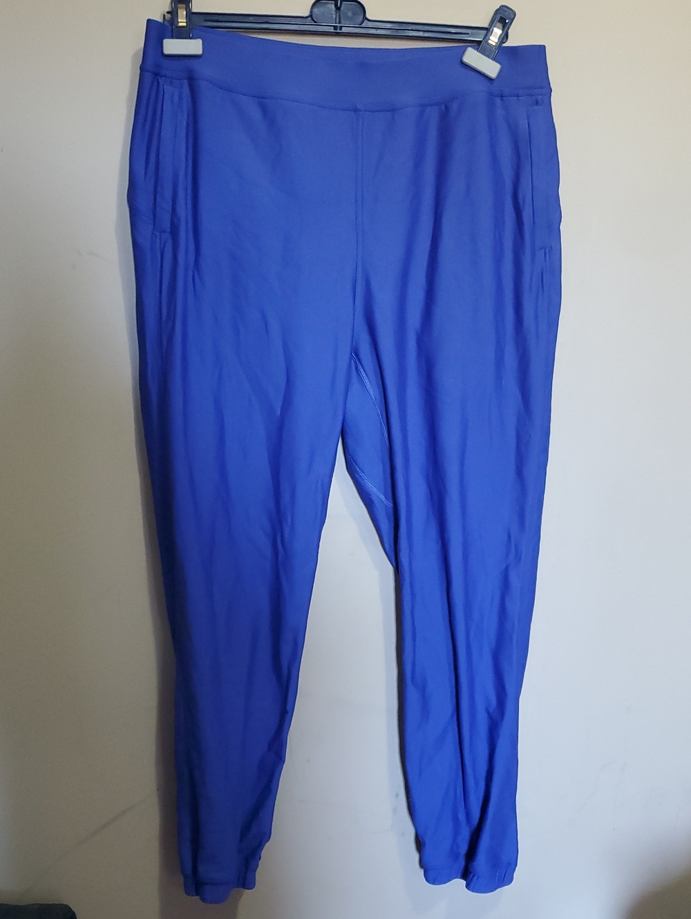 Adapted State High Rise Tech Fleece Jogger Saphire Sprint Blue Size 12
